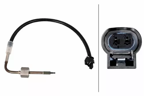 Sensor, uitlaatgastemperatuur HELLA 6PT 010 376-841)