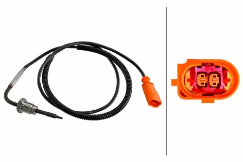 Sensor, uitlaatgastemperatuur HELLA 6PT 010 376-881)