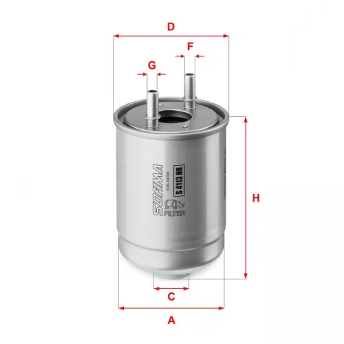 Brandstoffilter SOFIMA S 4113 NR)