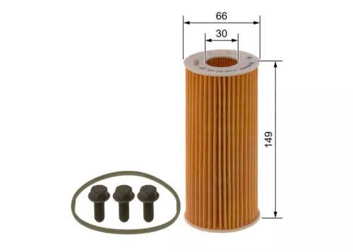 Hydraulic Filter, automatic transmission BOSCH F 026 407 284)