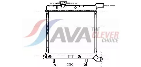 Radiator, motorkoeling AVA QUALITY COOLING CR2003)