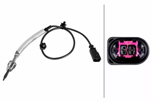 Sensor, uitlaatgastemperatuur HELLA 6PT 010 376-671)