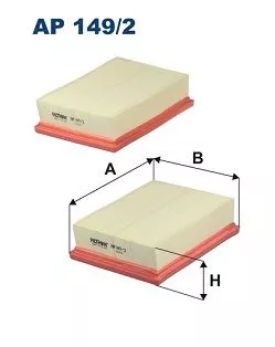 Air Filter FILTRON AP 149/2-2x)