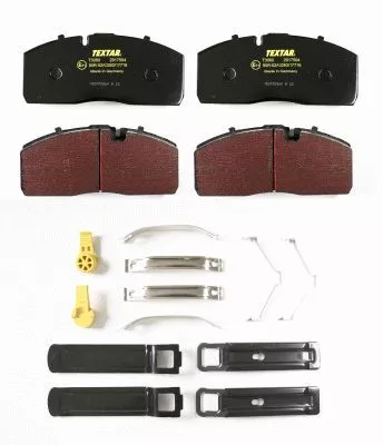 Remblokkenset, schijfrem TEXTAR 2917504)
