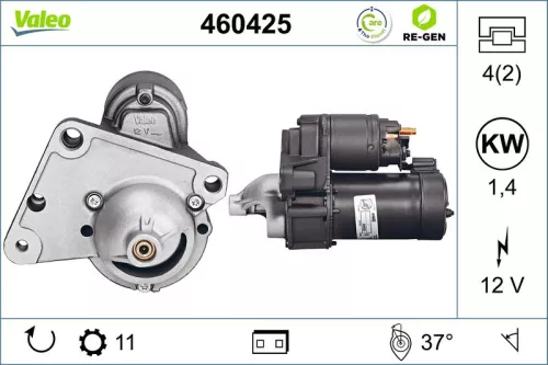 Starter VALEO 460425)