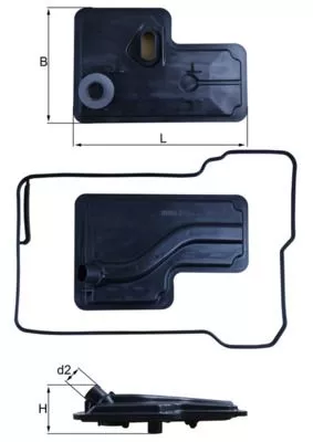 Fuel Filter KNECHT KL 1133D)