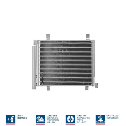 Condenser, air conditioning NISSENS 940254)
