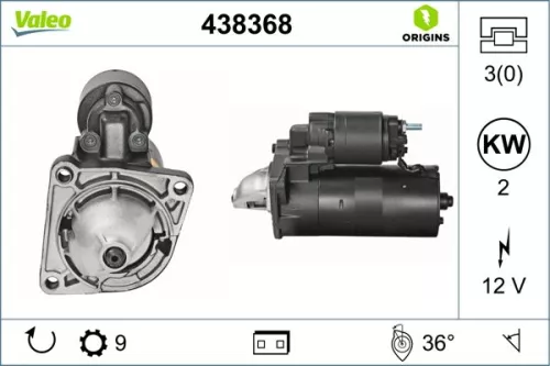 Starter VALEO 438368)