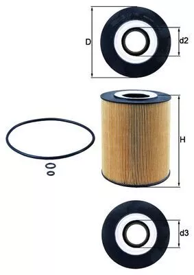 Oil Filter KNECHT OX 146D)
