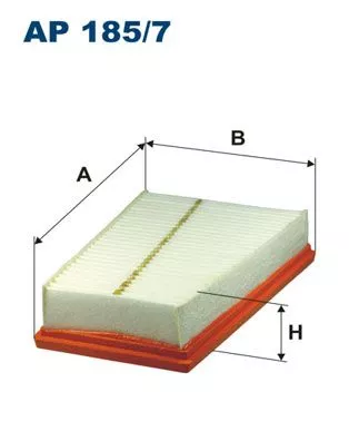 Air Filter FILTRON AP 185/7)