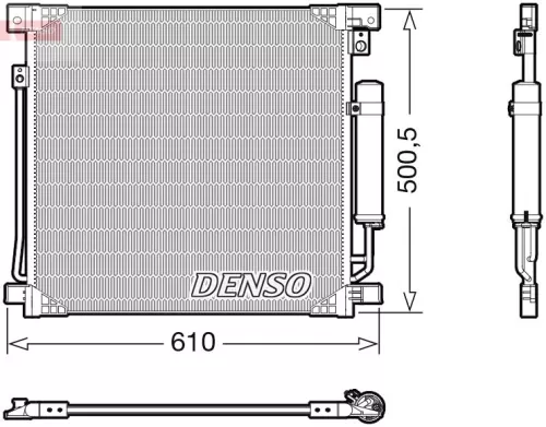 Condensor, airconditioning DENSO DCN45013)