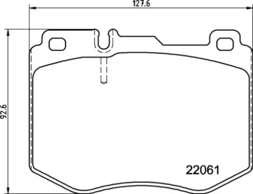 Remblokkenset, schijfrem BREMBO P 50 145)