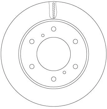 Remschijf TRW DF6735)