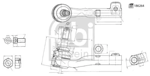 Tie Rod End FEBI BILSTEIN 186264)