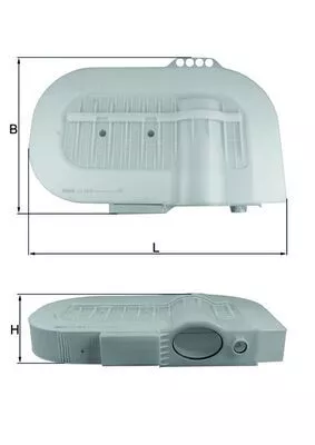 Luchtfilter KNECHT LX 2810)