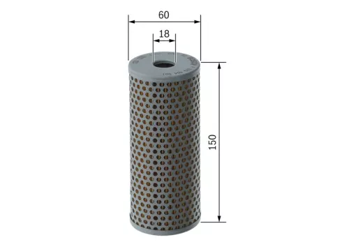 Hydraulic Filter, steering BOSCH F 026 404 001)