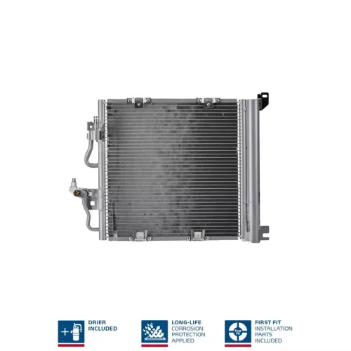 Condenser, air conditioning NISSENS 94768)