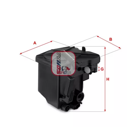 Brandstoffilter SOFIMA S 7420 NR)