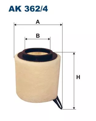 Luchtfilter FILTRON AK 362/4)