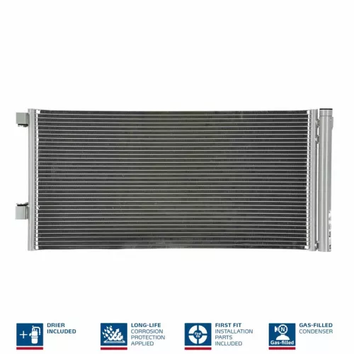Condenser, air conditioning NISSENS 940034)