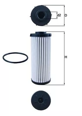 Hydraulic Filter, automatic transmission KNECHT HX 139D)