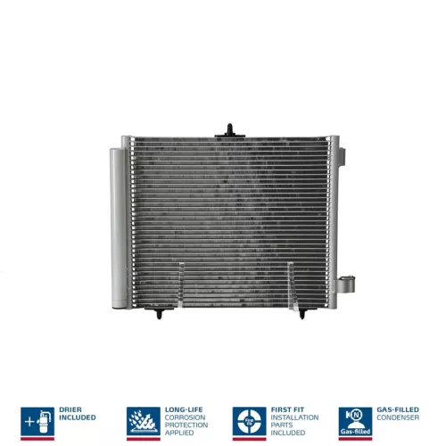 Condenser, air conditioning NISSENS 94595)