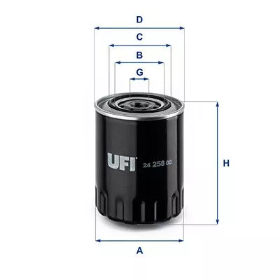 Fuel Filter UFI 24.258.00)