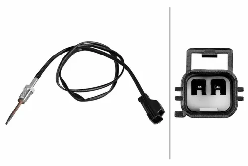 Sensor, exhaust gas temperature HELLA 6PT 010 376-581)