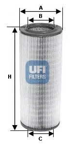 Luchtfilter UFI 27.710.00)