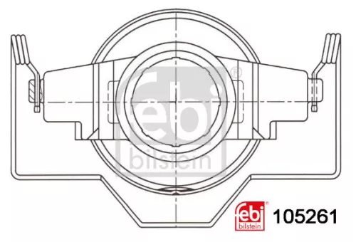 koppelingsdruklager FEBI BILSTEIN 105261)