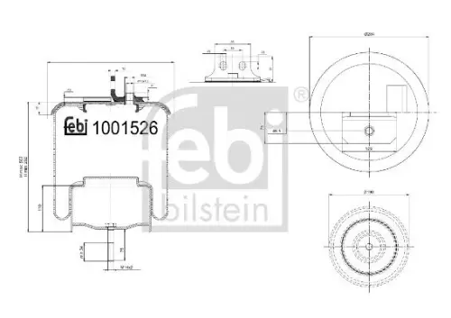 Balg, luchtvering FEBI BILSTEIN 1001526)