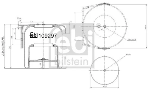 Bellow, air suspension FEBI BILSTEIN 109297)
