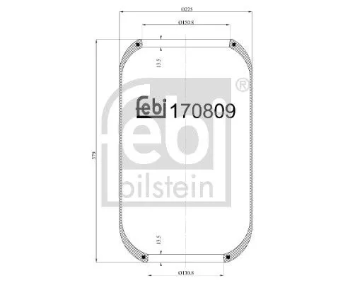 Bellow, air suspension FEBI BILSTEIN 170809)
