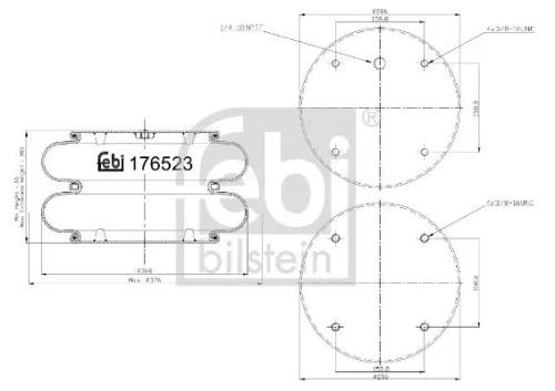 Balg, luchtvering FEBI BILSTEIN 176523)