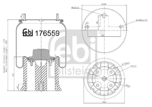 Balg, luchtvering FEBI BILSTEIN 176559)