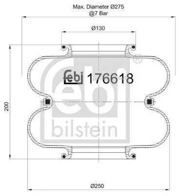 Balg, luchtvering FEBI BILSTEIN 176618)