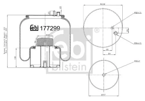 Balg, luchtvering FEBI BILSTEIN 177299)