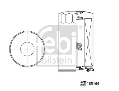 Koelvloeistoffilter FEBI BILSTEIN 185166)
