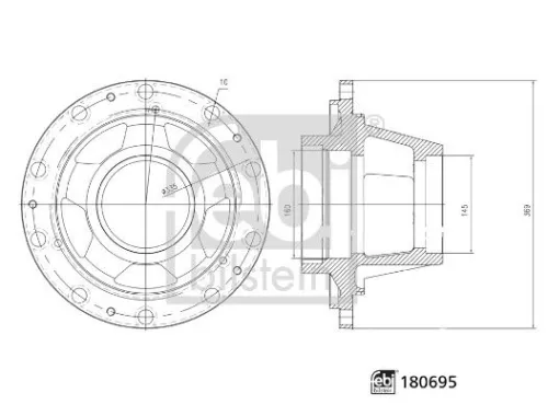 Wielnaaf FEBI BILSTEIN 180695)