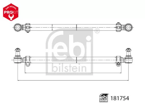 Spoorstang FEBI BILSTEIN 181754)