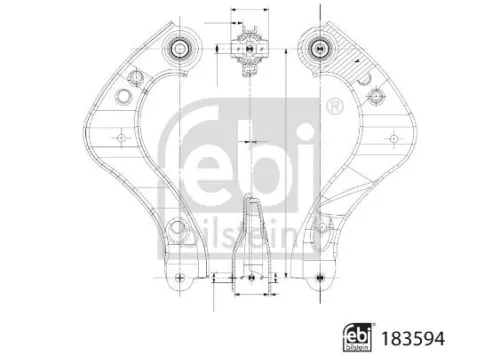 Draagarm/achterwielophanging FEBI BILSTEIN 183594)