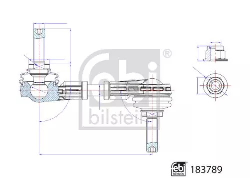 Verbindingsstang, stabilisatorstang FEBI BILSTEIN 183789)