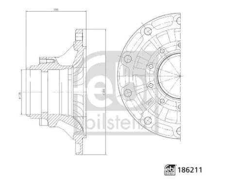 Wielnaaf FEBI BILSTEIN 186211)
