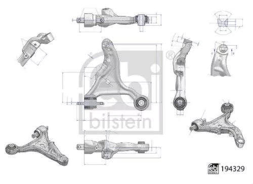 Draagarm/achterwielophanging FEBI BILSTEIN 194329)