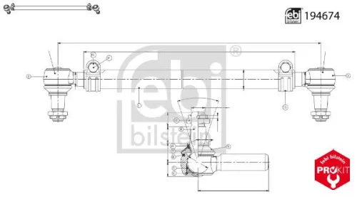 Middelste stangconstructie FEBI BILSTEIN 194674)