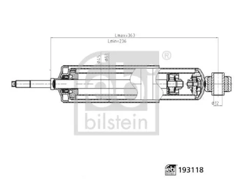 Schokdemper FEBI BILSTEIN 193118)