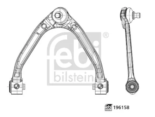 Draagarm/achterwielophanging FEBI BILSTEIN 196158)