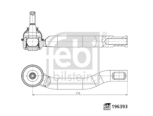 Spoorstangeind FEBI BILSTEIN 196393)