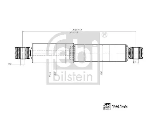 Schokdemper FEBI BILSTEIN 194165)