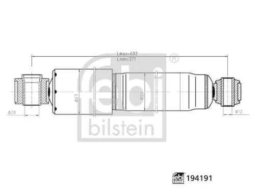 Schokdemper FEBI BILSTEIN 194191)